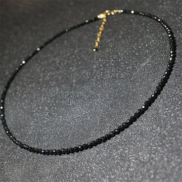 Fashion Brand Simple Black Beads Short Necklace Female Jewelry Women Choker Necklaces Bijoux Femme Ladies Party Necklace 2021