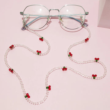 Sunglasses Masking Chains Mask Chains Cherry Eyeglasses Chain For Women Retro Metal Sunglasses Lanyards Eyewear Cord Holder