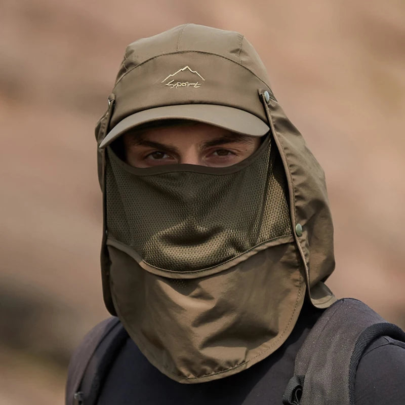 Fishing Hats Sun Hat Outdoor Sun Protection Waterproof Boonie Hat for Fishing Hiking Garden Safari Beach