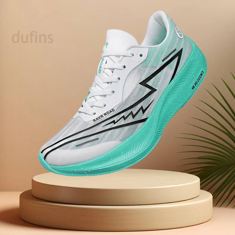 New men's running shoes Fashionable Summer jogging outdoor sports Fitness Carbon plate design Tennis casual high quality 2025