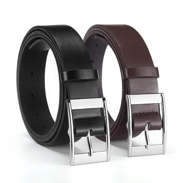 New Fashion Men's Metal Pin Buckle Belt Leisure Business Accessory Designer Belt，For Jeans Waist Strap Plus Size，For Ideal Gifts