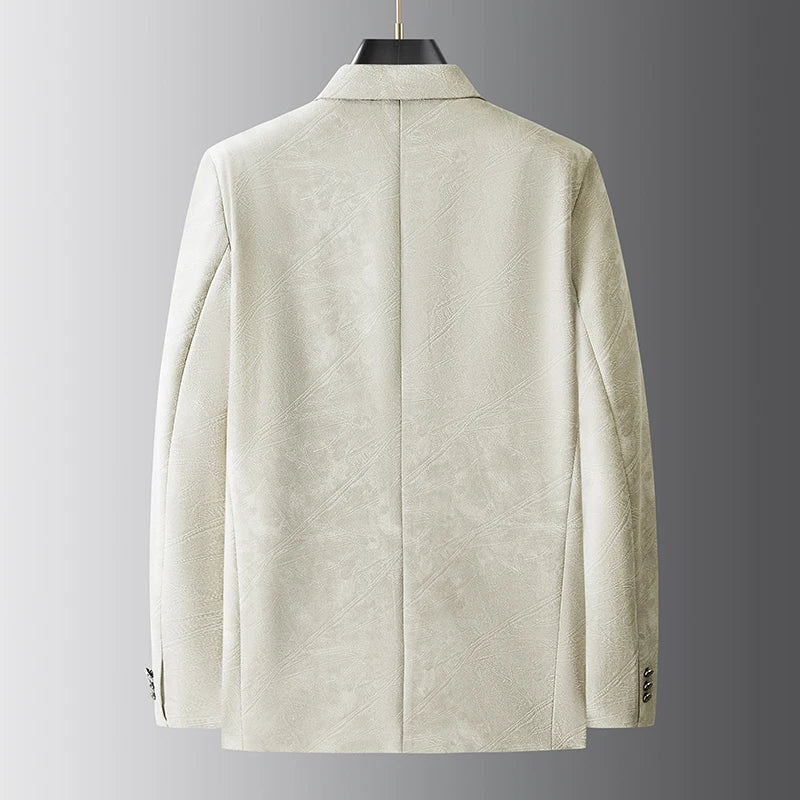 High-quality men's fashionable, cool, versatile, trendy, oversized, business, casual and commuting single-piece top