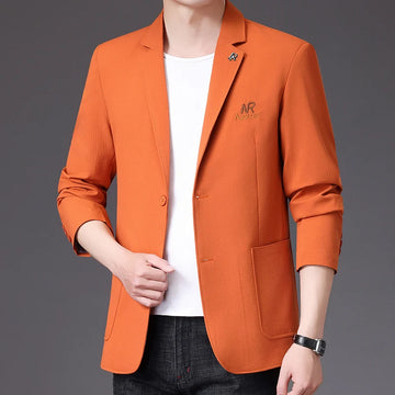 High-end men's fashionable casual suit jackets for spring and autumn, business suit jackets for middle-aged and young people