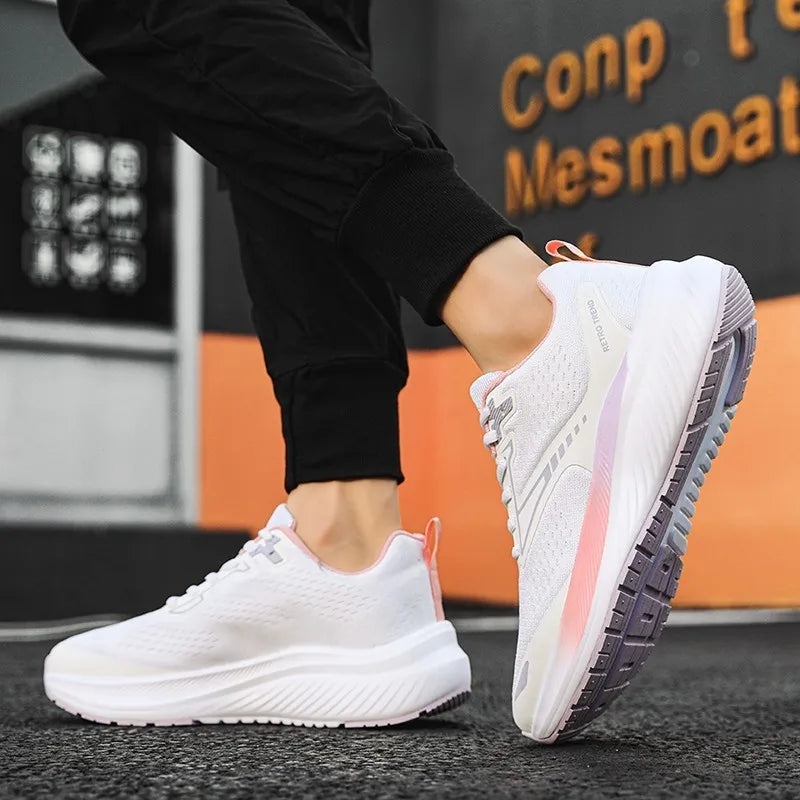 Men's shoe New fashion running outside sports Women jogging fitness Breathable mesh surface summer comfortable high quality shoe