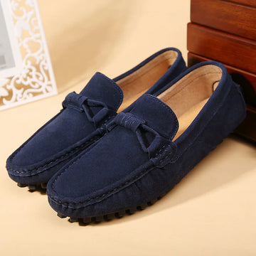 Buffalo Suede Mens Casual Shoes Summer Designer Male Loafers Breathable Slip on Flats Leisure Walk Driving Shoes Comfy Moccasins