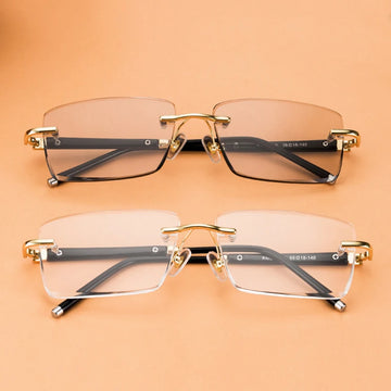 Natural Crystal Sunglasses Man Rimless Glass Sunglasses Mineral Lens Woman Luxury Brand Acetate Frame Vintage Anti Scratch
