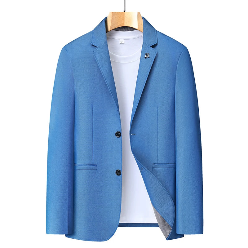 High-quality spring and autumn high-end men's casual suits, stylish and stylish suit jackets for young and middle-aged people