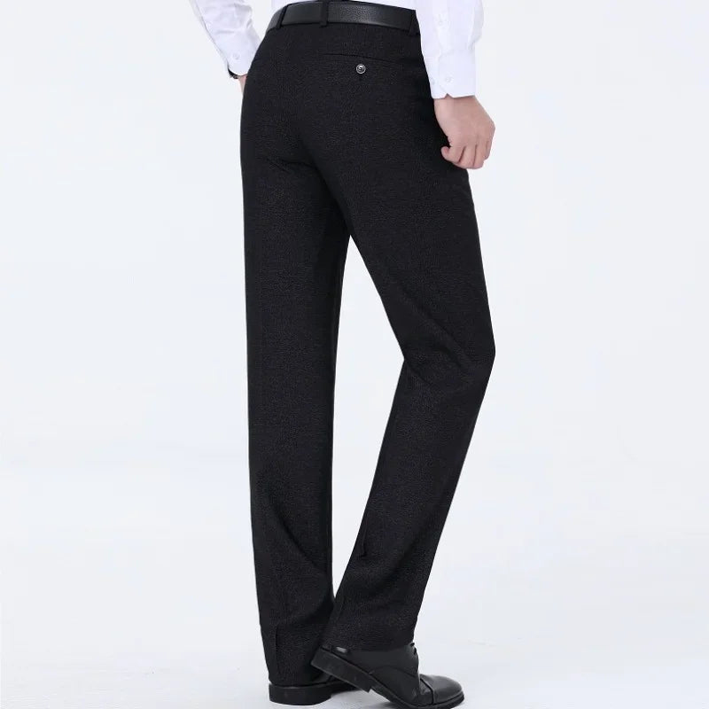 Top-Quality Men's Woolen Trousers - Traf Suit Pants,Business Formal,Trousers for Men, Man Pants, Naples Wool Dress Pants for Men