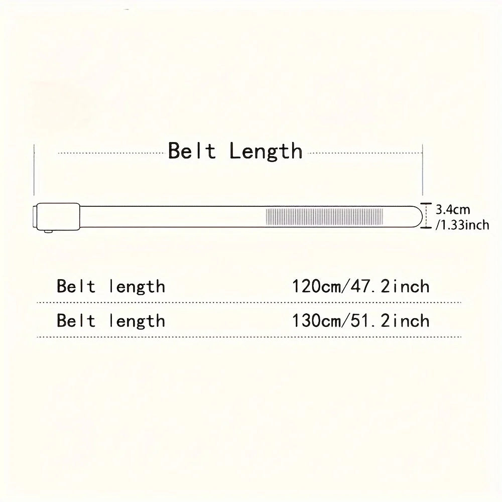 Men's Canvas Belt With Automatic Buckle Casual Breathable Jeans Belt Cratch Resistant And Wear-Resistant Outdoor Sports Belt
