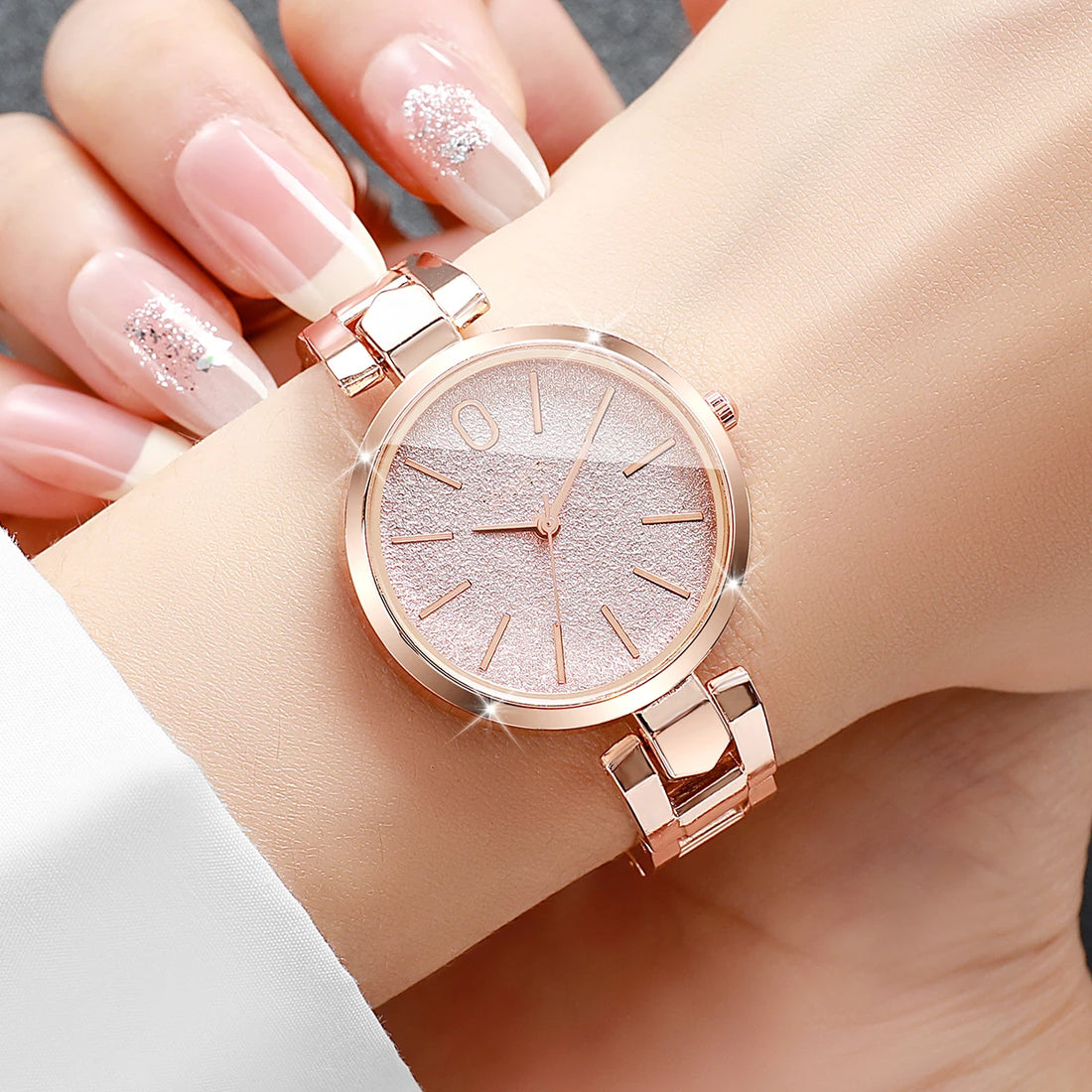Fashion Starry Sky Dial Women Watches Elegant Ladies Quartz Wristwatch Clock Reloj Mujer (Without Box)