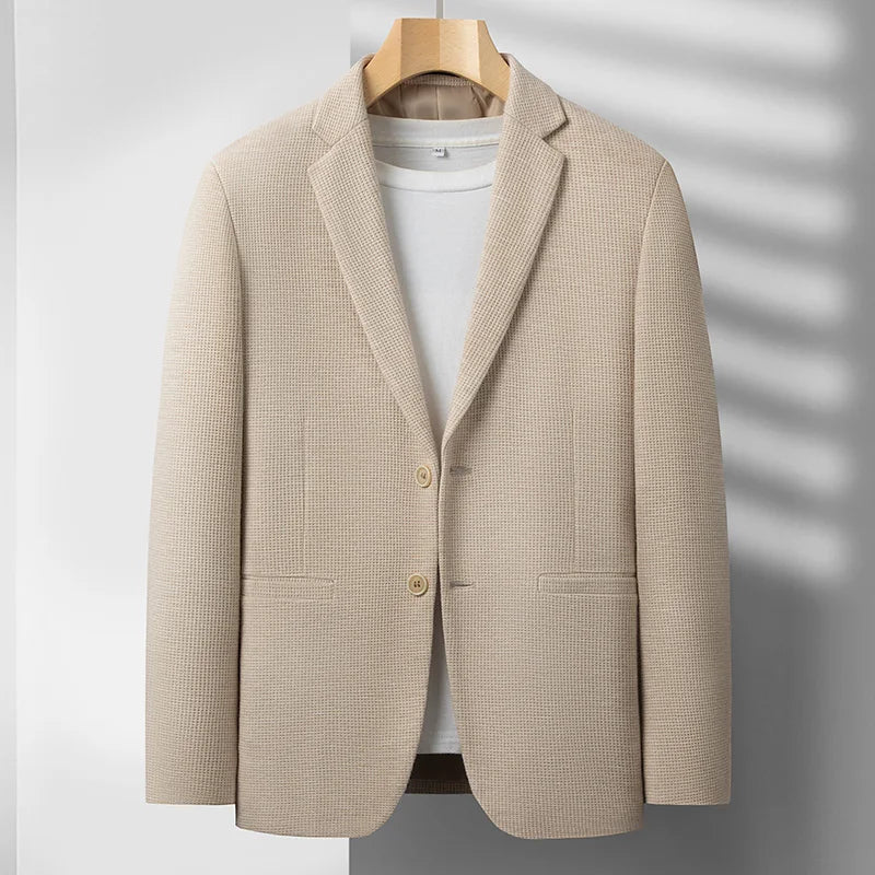 High Quality Men Fashion Handsome Leisure Business Everything Trends  Autumn and Winter  Blazers  Single Breasted  M-4XL