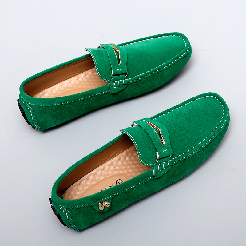 48 Extra Large Size Frosted Couple Style Halloween Gift 2025 Autumn New Beanie Shoes British Style Slip-On Lazy Men's Shoes Driving Lightweight Non-Slip Casual Leather Shoes