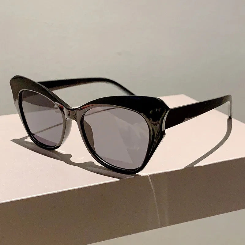 Cat Eye Vintage Sunglasses Women Brand Designer Fashion Gradient Sun Glasses Female Retro Mirror Outdoors Shades Oculos De Sol