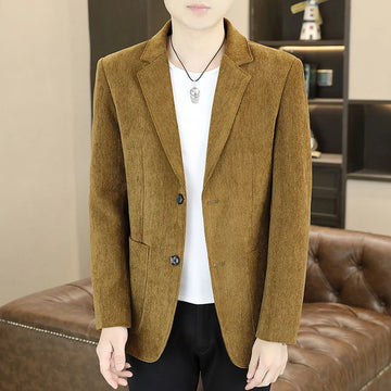 2025 Slim Fit Fashion Casual Suit Coat High Quality Two Button Single Breasted Handsome West Style Spring Autumn New Arrival