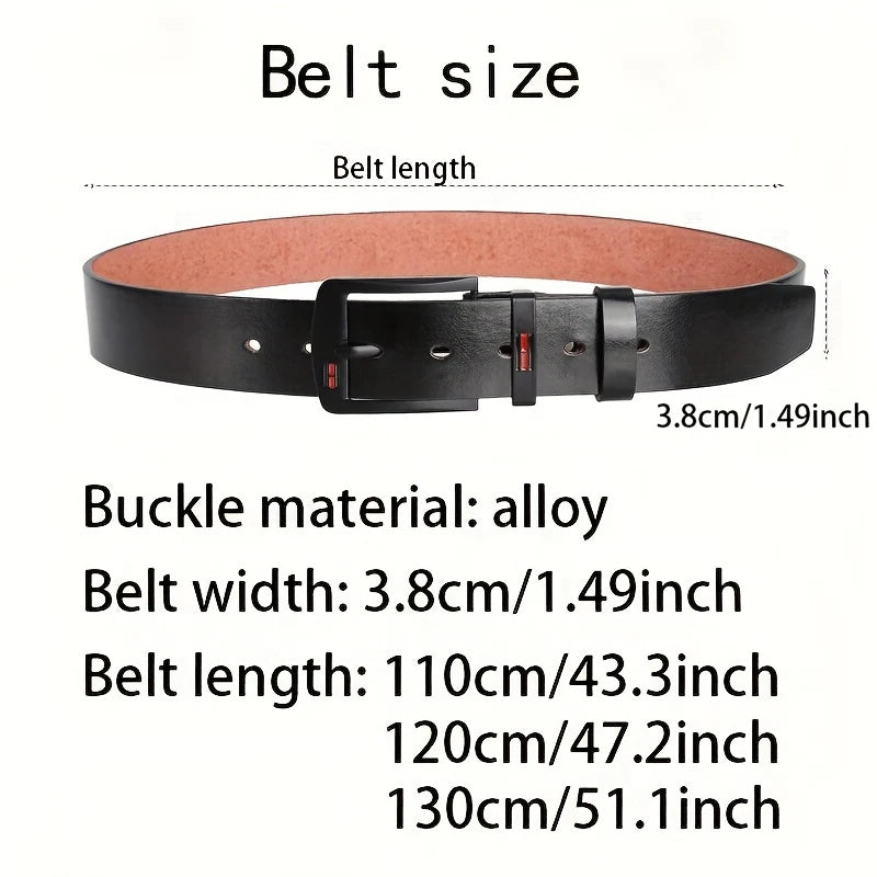 Fashion Luxury Men's High Quality alloy Pin Buckle Belt Simple Casual Business Jeans Belts Famous Brand Designer Waistband Male