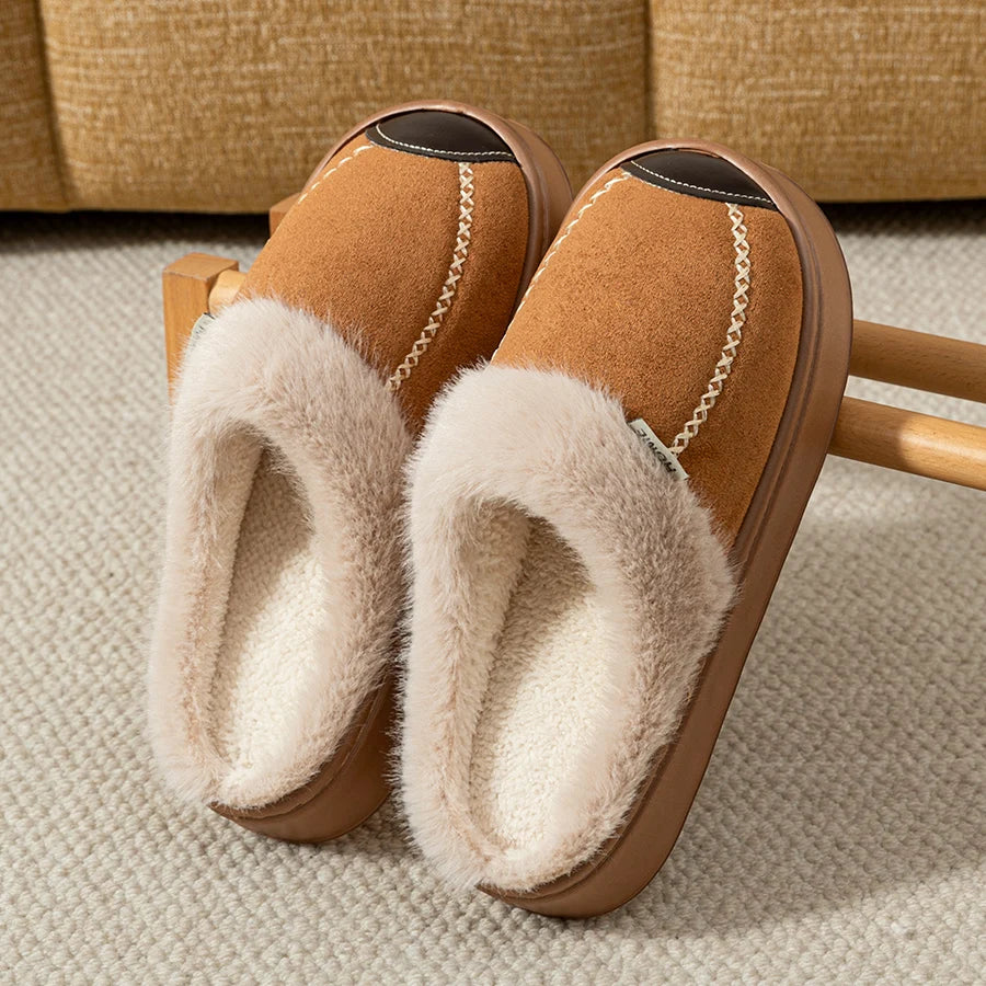 Children's Slippers Parent-child Shoes Indoor Girls Warm Comfortable Fashion Soft Thick Soled Anti Slip Home Shoes