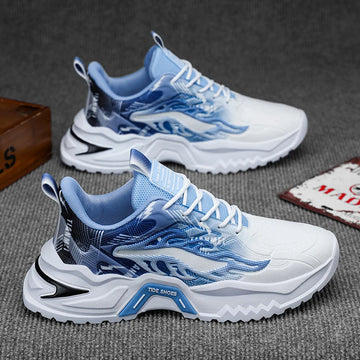 Men's casual shoes comfortable and lightweight breathable fashion personality design joker high quality sports running outdoors