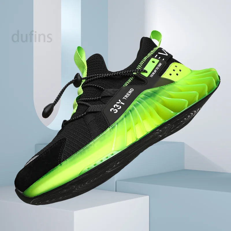 Running shoes Men's high quality design sports style outdoor fitness jogging fashion casual breathable comfortable large size