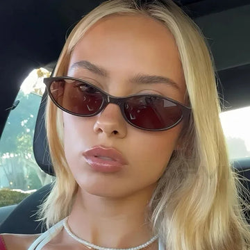 Ins 2024 Luxury Designer UV400 Sunglasses Women Men New Trendy Oval Sun Glasses Ladies Vintage Small Round Gafas De Sol