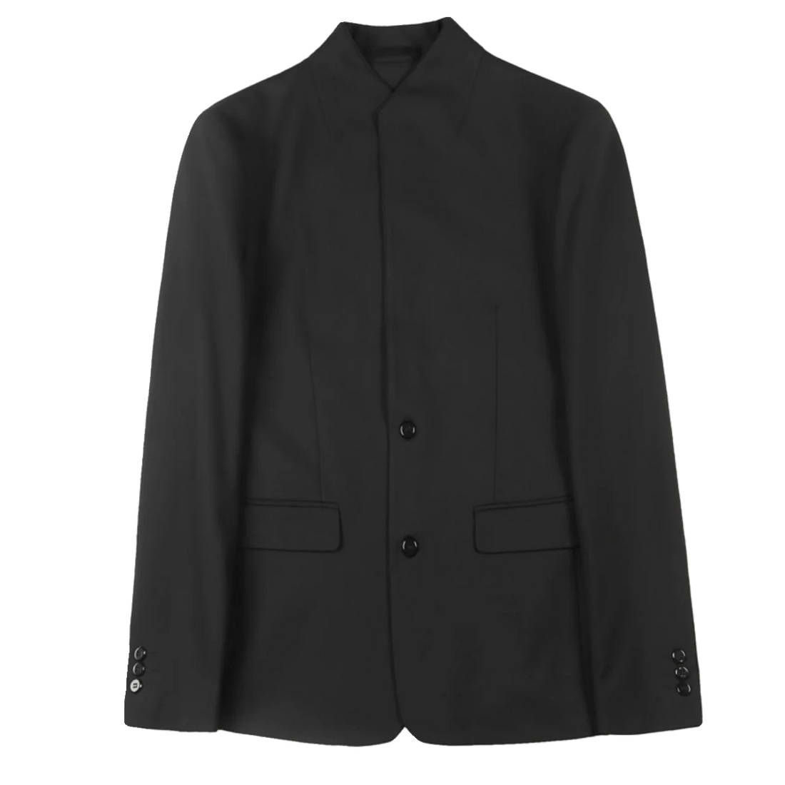 Men's High-Quality 2024 Business Suit Jacket Stylish Slim Fit Casual Trendy Top with Standing Collar Handsome