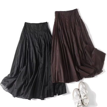 Women's New Multi pleated Chiffon A-line Half length Skirt Spring/Summer New Casual Women's Wear
