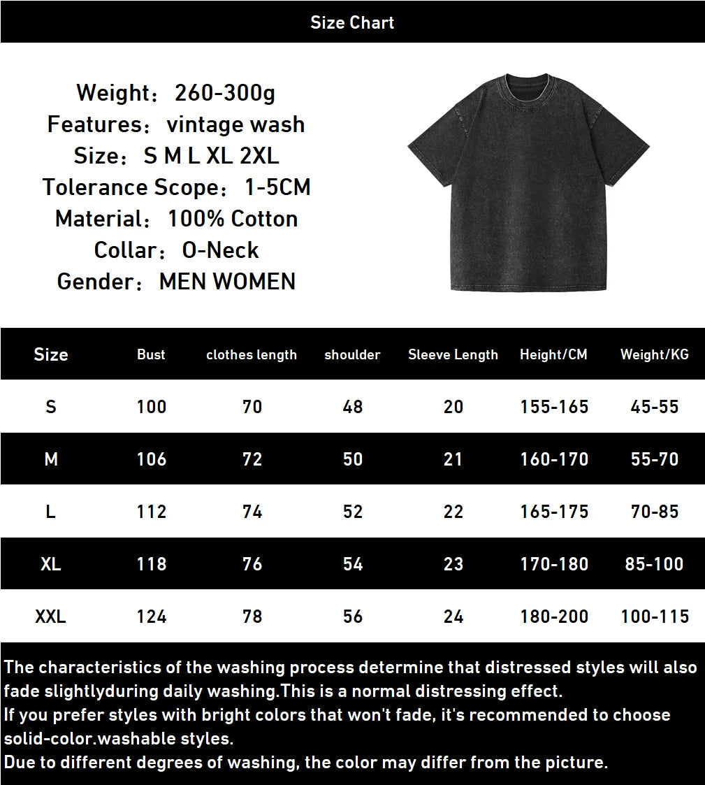 Anime Jujutsu Kaisen Ryomen Sukuna Graphic T-shirt Vintage Washed Oversized T Shirt Men Women Clothing Cotton Short Sleeve Tees