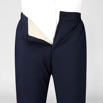 Men's cotton pants with fleece and thickened fabric, casual pants, cotton pants for middle-aged and elderly people, men's winter