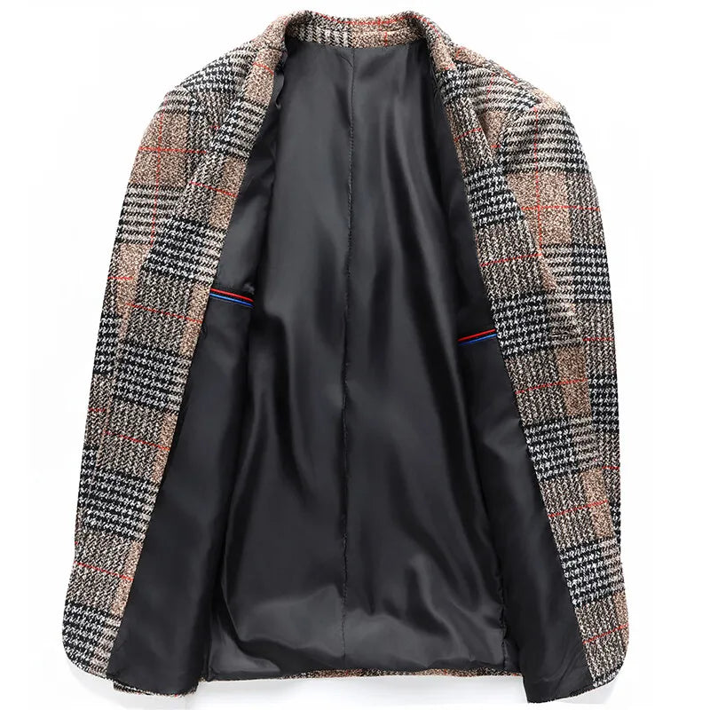 Middle-aged business, fashionable, handsome, versatile, trendy, casual, single Western jacket, men's suit, dad's outfit