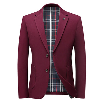 The new autumn and winter single-piece suit from Shanxi is a fashionable and stylish business casual suit for middle-aged and yo