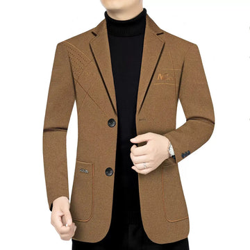 High-end men's casual suit jackets for spring and autumn are versatile and suitable for middle-aged and young men in business