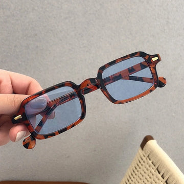 Simple Square Sunglasses Men and Women Retro Glasses Summer Sunshade Beach Fashion Glasses