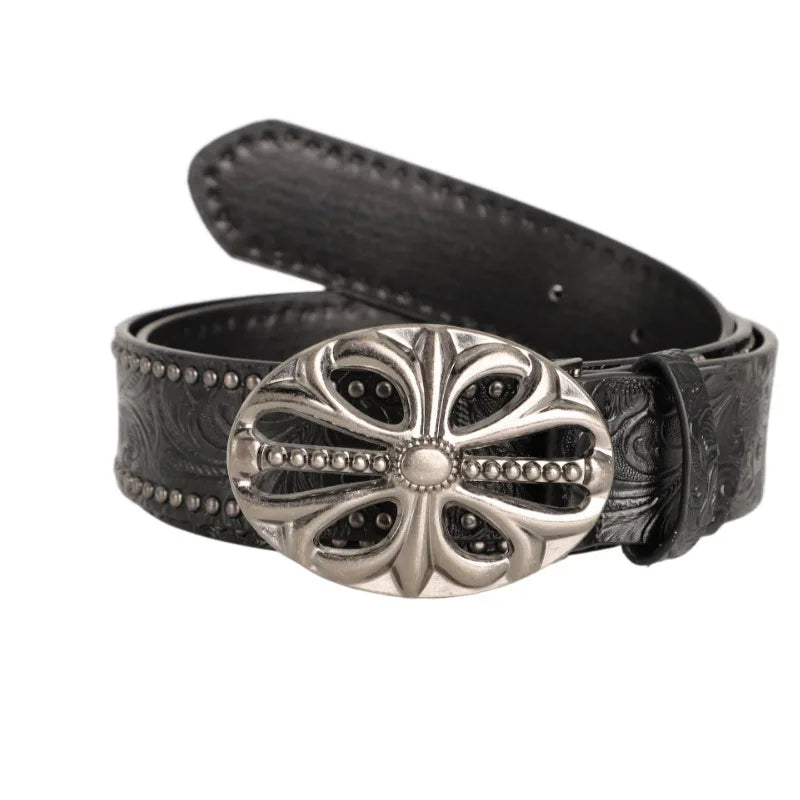 New Retro Men's Belt Bohemian Style Belt Fashion Personalized Belts For Men Women Punk Rock Y2K Belts，Pair with pants and jeans