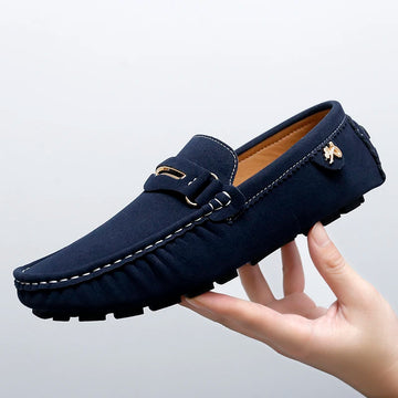 48 Extra Large Size Frosted Couple Style Halloween Gift 2025 Autumn New Beanie Shoes British Style Slip-On Lazy Men's Shoes Driving Lightweight Non-Slip Casual Leather Shoes
