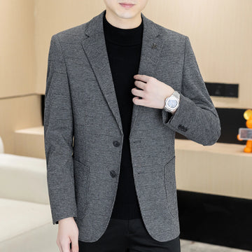 Autumn and winter new men's suits, two-button single-breasted jackets, men's casual business wear, formal wear, and men's suits