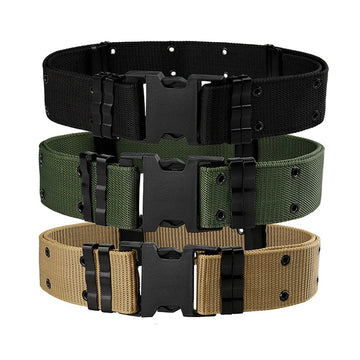 5.5CM Wide Men's Belt Outdoor Multi Function Belt High Quality Canvas For Nylon Male Luxury Belts Sports Jeans Belt Neutral Belt