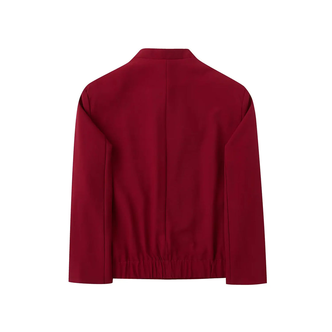 Korean-style high-end stand-up collar short shoulder blazer, simple and stylish, slim-fit small suit for men and women