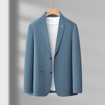 High-quality Spring and Autumn new style men's stylish and cool Little Waffle business casual single jacket