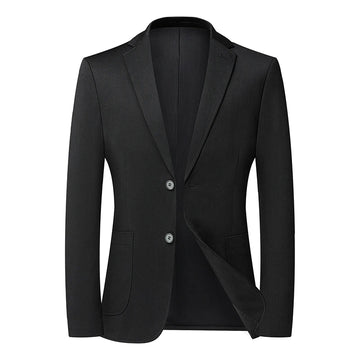 New men's fashionable, stylish and versatile suit, business casual and high-end dad's small suit, slim lapel single suit jacket