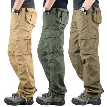 Men's Cycling Pants Cotton Hiking Outdoor Pants Men Trousers Big Size Hombre Bike Mountain Sport Pants Many Pockets