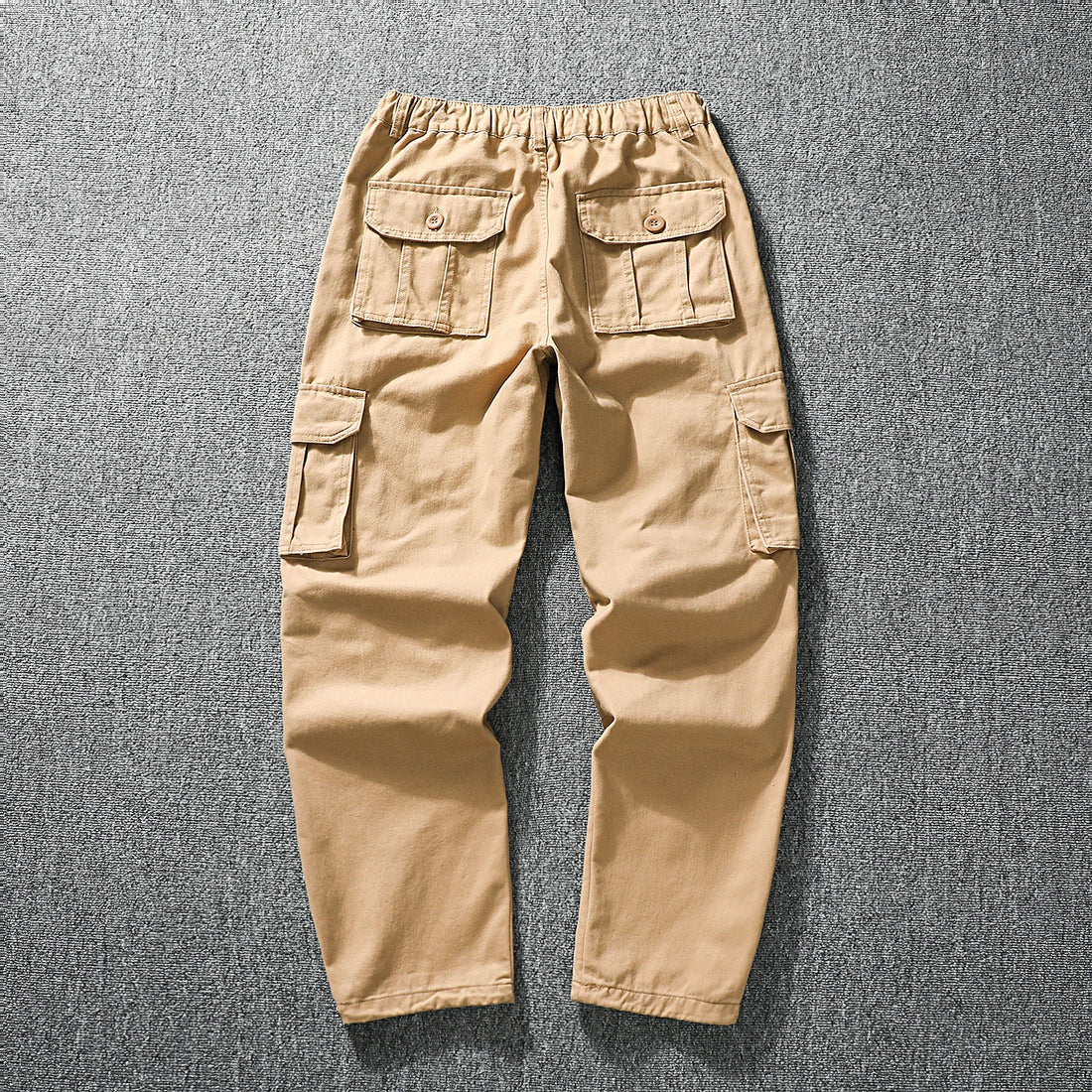 Spring Autumn Cargo Pants Men Casual Sweatpants Work Utility Dungarees Cotton Gym Training Jogger Trousers