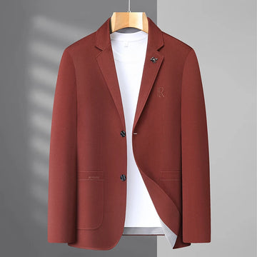 High-end casual suits for men in spring and autumn, business and form-fitting suits for young and middle-aged men