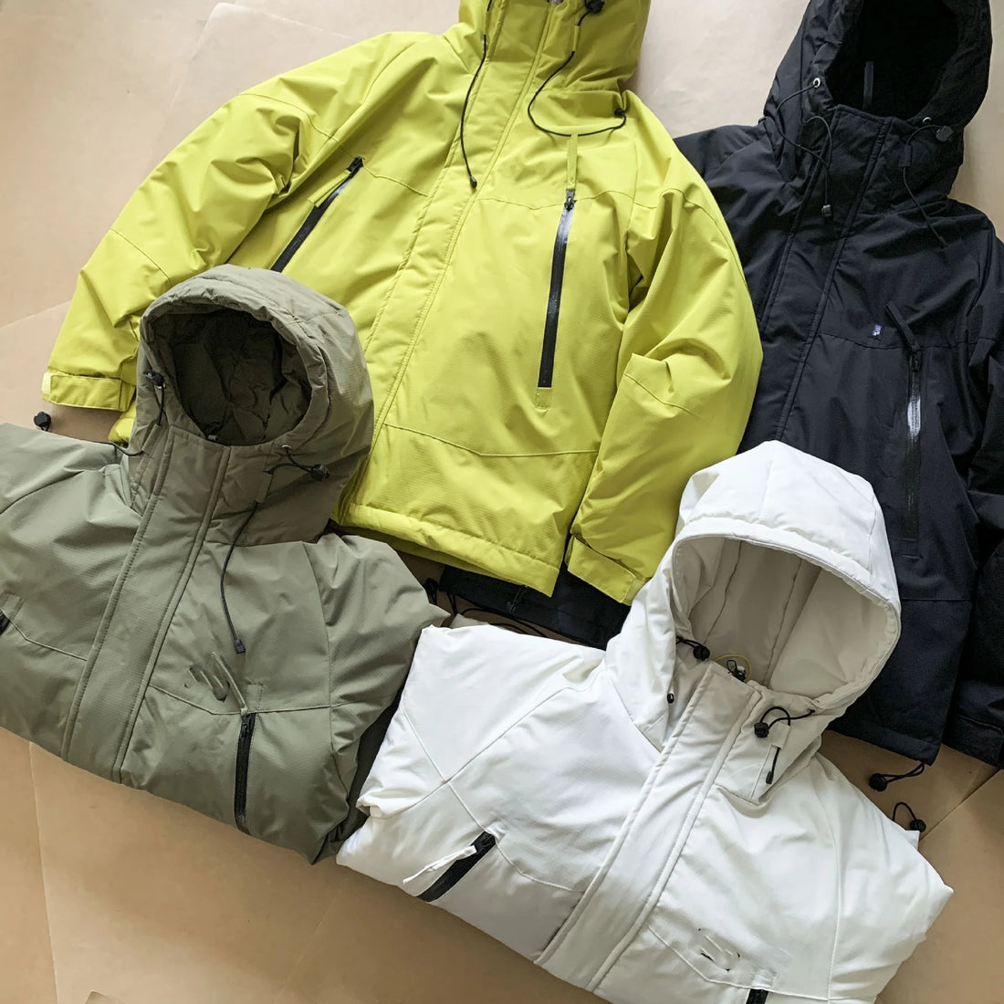Outdoor mountaineering waterproof and windproof couple workwear cotton-padded jacket, functional warm cotton-padded jacket