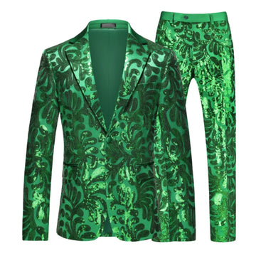High-quality men's slimming, fashionable, stylish, versatile and trendy British-style business plus-size suit two-piece set