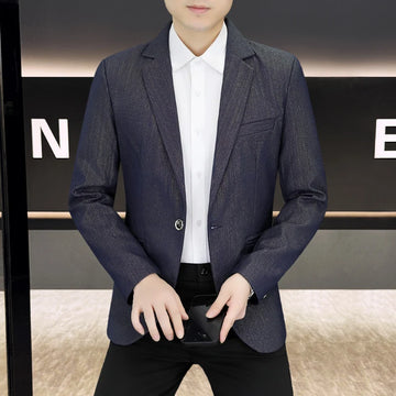 High-quality men's fashionable, stylish, versatile and trendy business casual banquet suit jacket, autumn 2026 new style suit