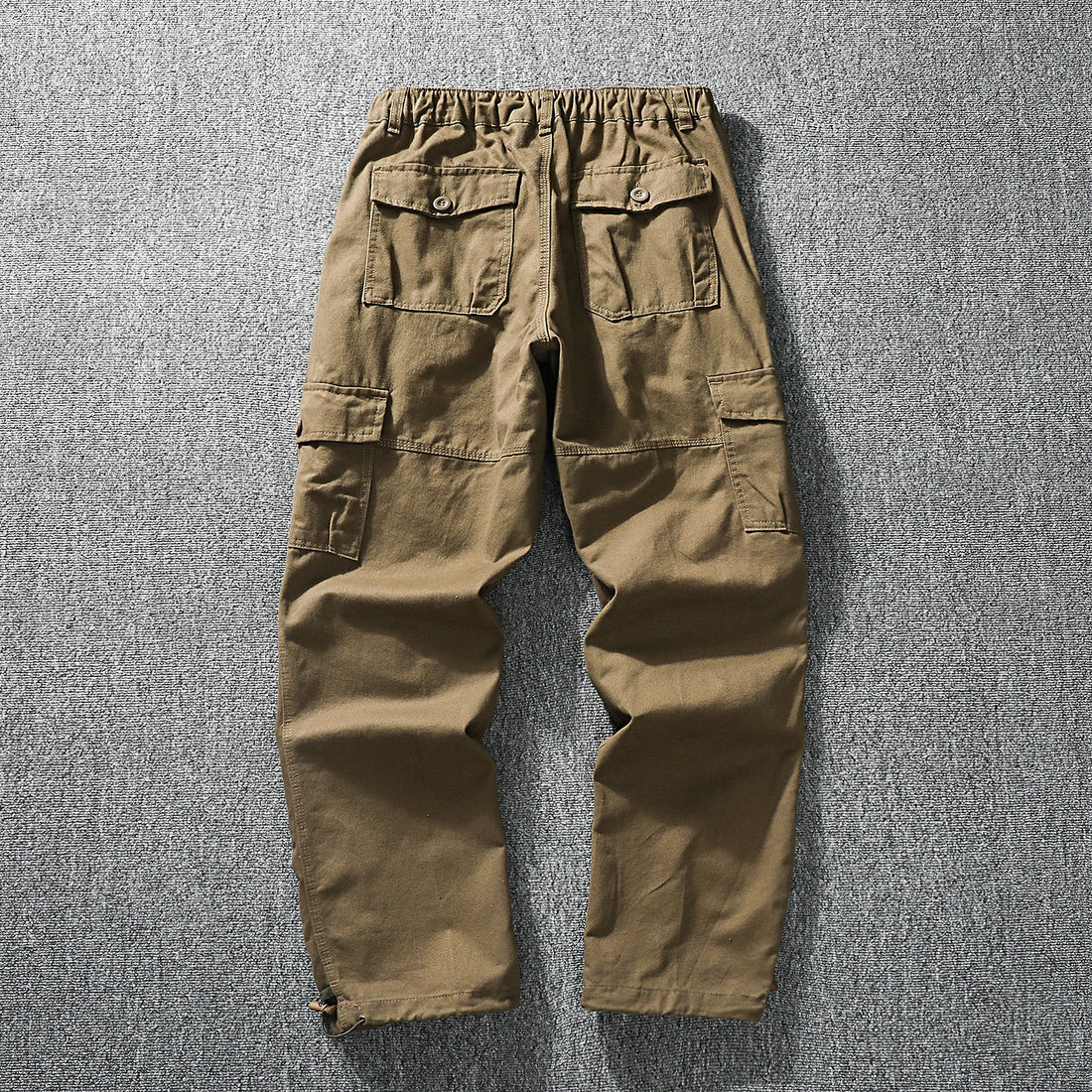 Men's Work Cargo Pants Cotton Zipper Pocket Big Size Sports Casual Trousers Training Outdoor Hiking Pants