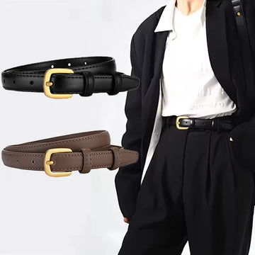 New Women's Belt Fashion Casual Simple Needle Buckle Belt Black Designer Accessories Belt- Pair with Jeans, Dress，For Ideal Gift