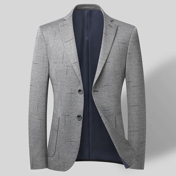 New autumn fashionable, cool and versatile dad's single suit business casual lapel button small suit middle-aged top