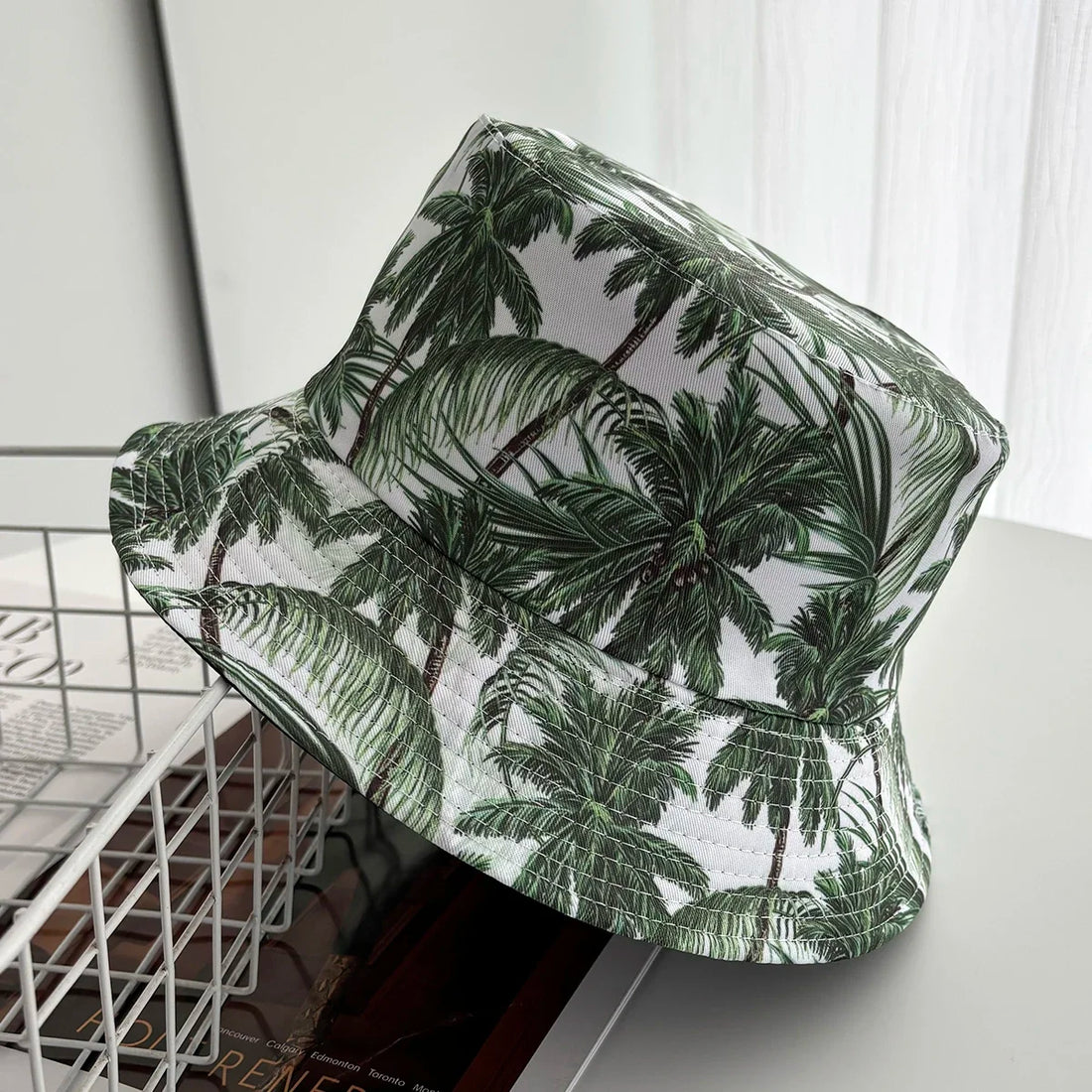 Cartoon Duck Bucket Hat Cool Cute Pattern Fisherman Hats Yellow Duck Printing Panama Cap For Men Women Reversible Outdoor