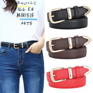 1pcs Women's Belt Simple Fashionable Needle Buckle Belt Casual Versatile Korean PU Leather Belt With Pants Jeans Belt Lady Belts