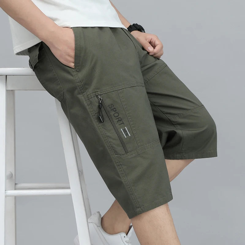 High Quality Men's Camouflage Shorts Print Casual Short Pants 6XL Plus Size Below Knee Shorts Homme Sprots Pants